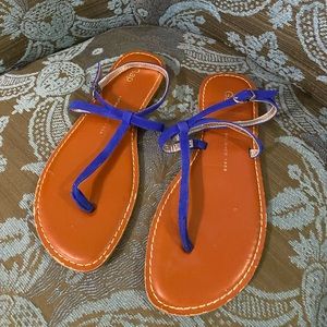 Gap Blue Suede Sandals